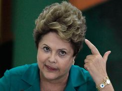 Dilma Rousseff: 'Do I look happy, Mr Obama?'