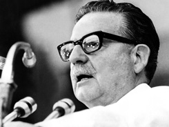 (FILE) Picture taken in February 1973 of the then Chilean president S