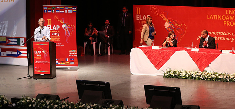 Quito, 29 de septiembre de 2015.- Vicepresidente Jorge Glas Espinel, participó de la II encuentro latinoamericano progresista ELAP 2015. Foto: Wladimir Játiva/Vicepresidencia.