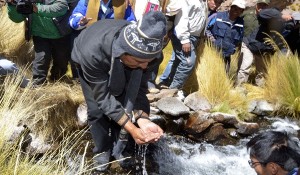 Inspección a las aguas del Silala
