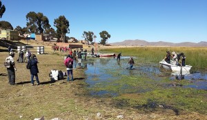 limpieza-lago-titicaca