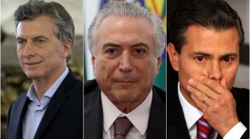 Resultado de imagen de Macri, Temer y Peña Nieto, huérfanos de Hillary