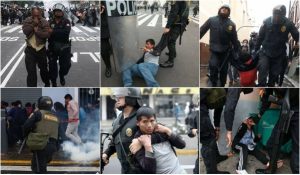 represion a maestros en peru