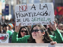 Manifestación, No a la Ley Monsanto