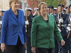 LA PRESIDENTA BACHELET VISITA ALEMANIA