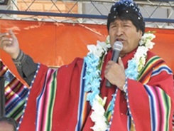 evo morales poncho