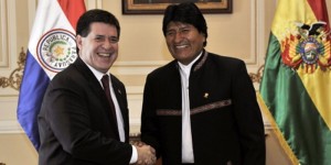 BOLIVIA-PARAGUAY-MORALES-CARTES
