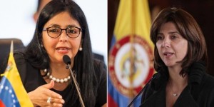 María Ángela Holguín y Delcy Rodríguez