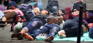 INMIGRANTES CUBANOS DETENIDOS EN COSTA RICA POR CIERRE DE FRONTERA NICARAGÜENSE