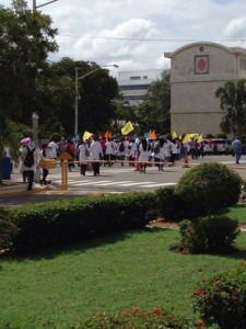 organizaciones-estudiantiles-uasd-marchan-al-congreso-en-rechazo-examen-unico-de-competencia