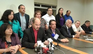 trab en huelga