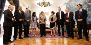 Presidenta de la República recibe a rectores del Cruch