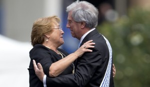 Tabare Vazquez, Michelle Bachelet