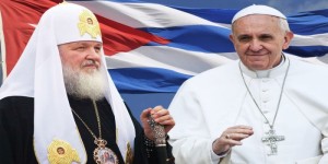 Papa y patriarca ruso en Cuba