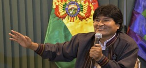 25 febrero 2016, La Paz.- El presidente Evo Morales en conferencia de prensa luego de la reunión de gabinete ampliado, en el Hotel Flor de Liz de Huajchilla. (Fotos: Freddy Zarco)