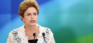 Brazilian President Dilma Rousseff speaks during a forum on citizen's rights in Planalto Palace in Brasilia