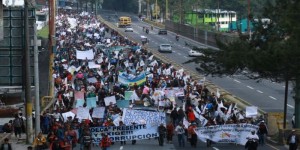 marcha indigenas guatemala