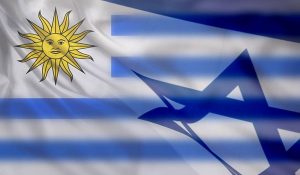 Banderas Uruguay Israel