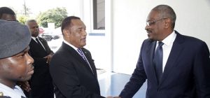 Prime Minister Christie and Opposition Leader Minnis
