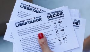 Consulta popular + oposición + Venezuela