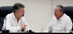 Juan Manuel Santos + Colombia + visita Cuba
