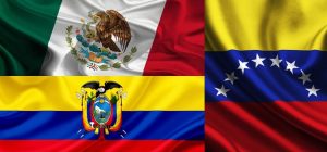 México + Colombia + Venezuela