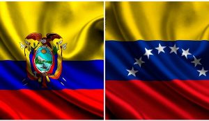 Banderas-de-Venezuela-y-Ecuador-
