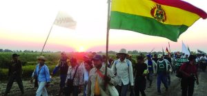 Bolivia + indígenas + vigilia + tipnis