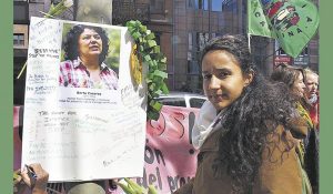 bertha zúñiga + honduras