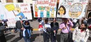 huelga docente perú