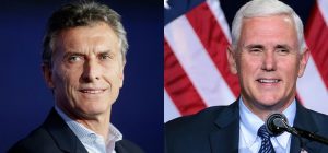 mauricio macri (arg) + mike pence (eeuu)