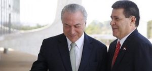 michel temer (brasil) + horacio cartes (paraguay)