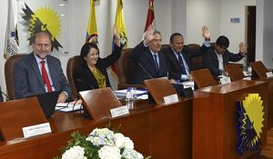 parlamento andino + senado argentino