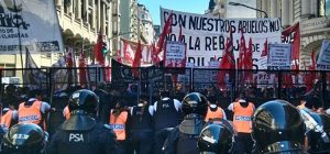 protestas + reforma previsional