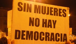 sin mujeres no hay democracia