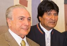 Temer y Evo Morales se reúnen para avanzar en el Tren Bioceánico y en la compra de gas
