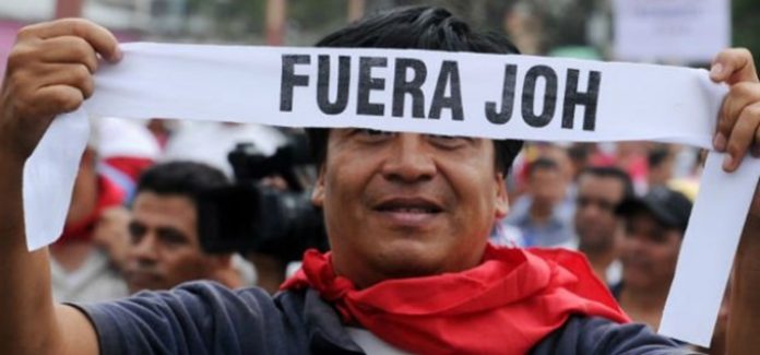 fuera joh + honduras