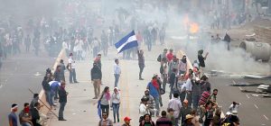 protestas + hondura
