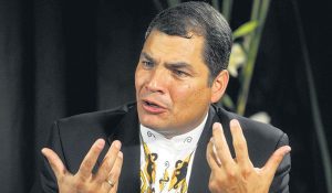 rafael correa + ecuador