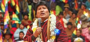 evo morales +bolivia