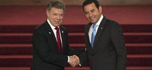 juan manuel santos + jimmy morales