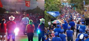 fmln + arena + cierre de campaña + el salvador