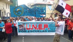 panamá + docentes + huelga