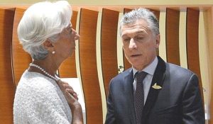 Lagarde + Macri