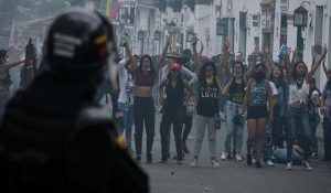 Represión estudiantil en Colombia