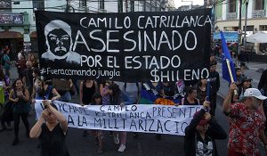 Marcha Nacional No Mas Zonas de Sacrificio y por la muerte de Camilo Catrillanca en Valparaiso.