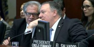 Luis Almagro Mike Pompeo EEUU OEA