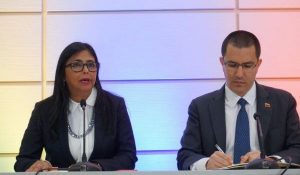 Delcy Rodriguez Jorge Arreaza Venezuela