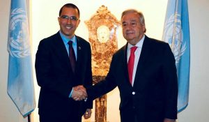 Jorge Arreaza Antonio Guterres ONU Venezuela