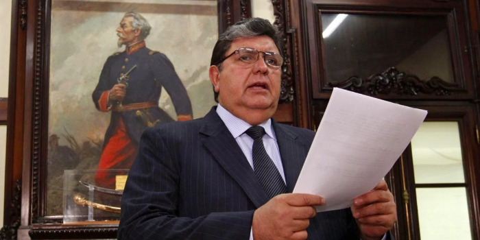 Perú  Carta de despedida de Alan García: "Dejo mi cadáver 